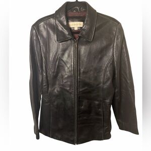 Liz Claiborne Genuine Leather Jacket – Black | XL